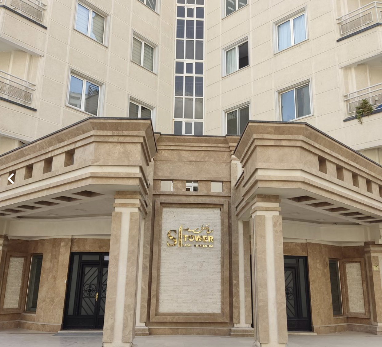 مرواریدشهربرج صدف ۱۳۰ متر نوساز خام